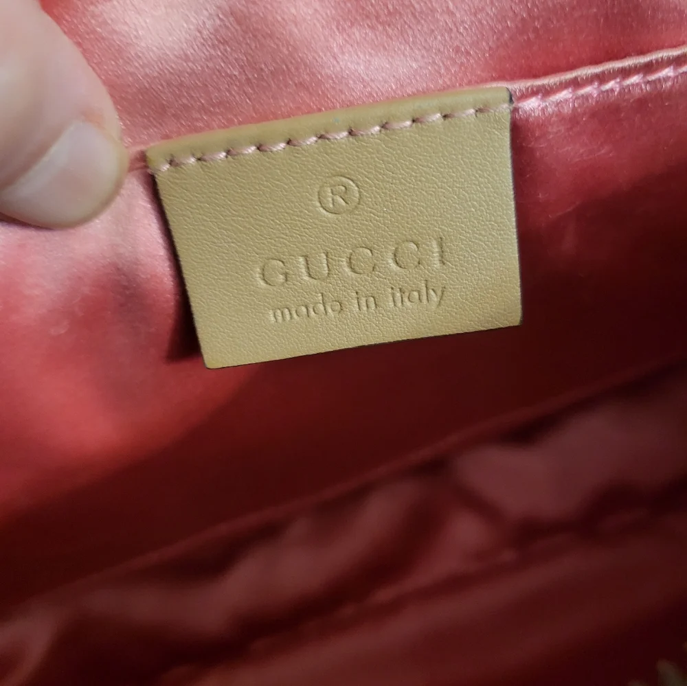 Authentic Gucci Pearl Studded GG Marmont camera bag - Picture 6 of 15